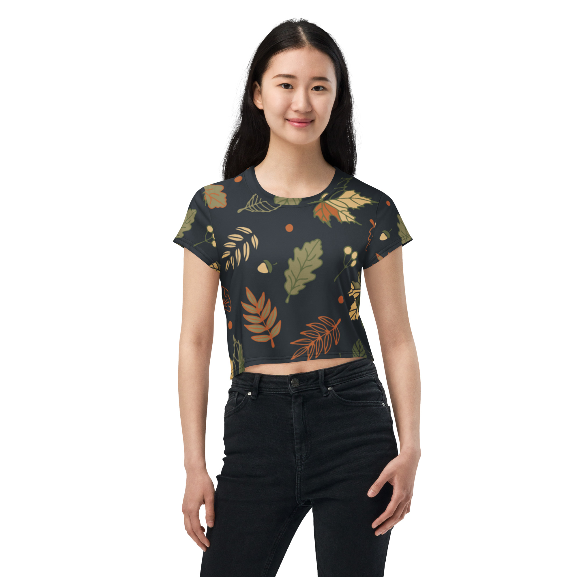 All-Over Print Crop Tee - Image 3