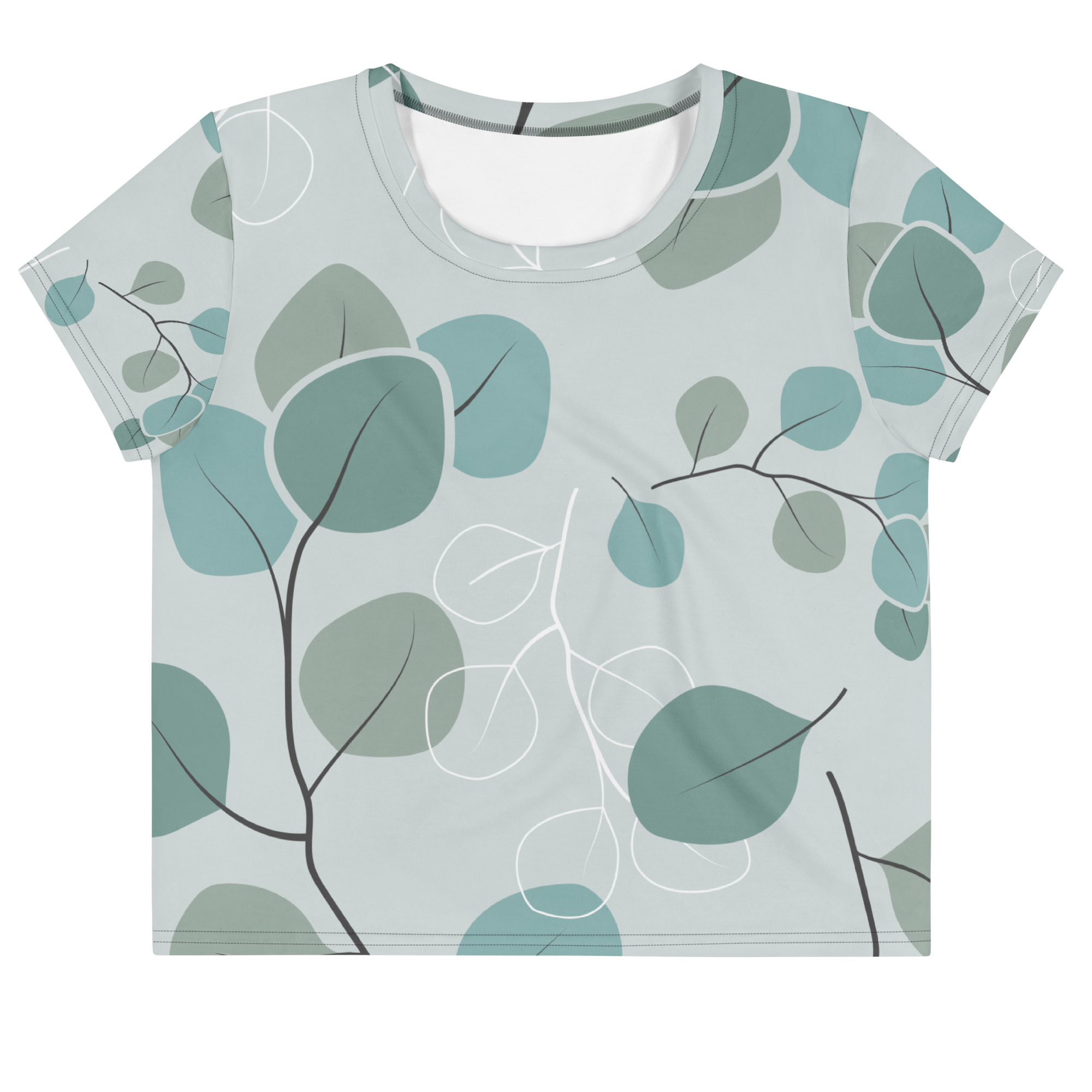 All-Over Print Crop Tee - Image 2