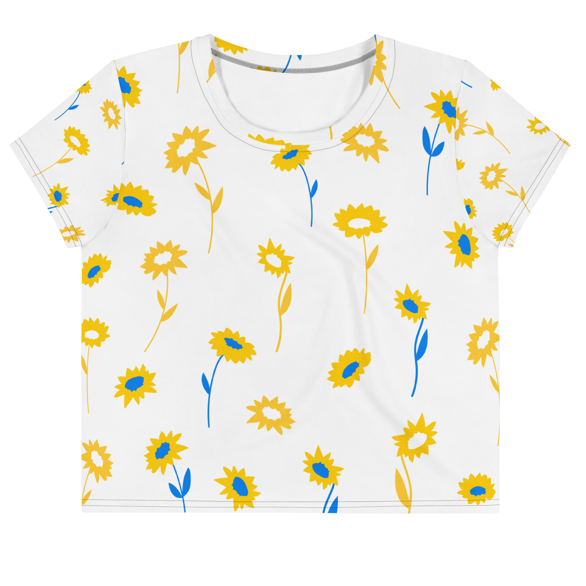 All-Over Print Crop Tee - Image 2