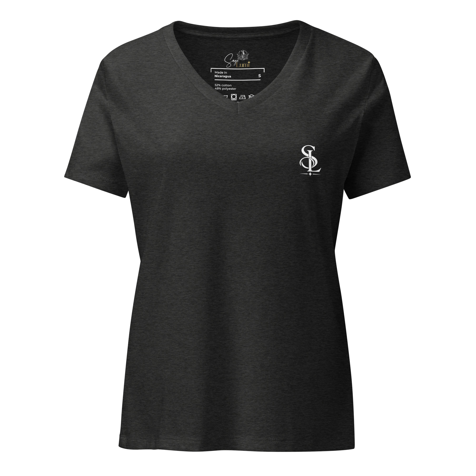 Women’s relaxed v-neck t-shirt - Image 3