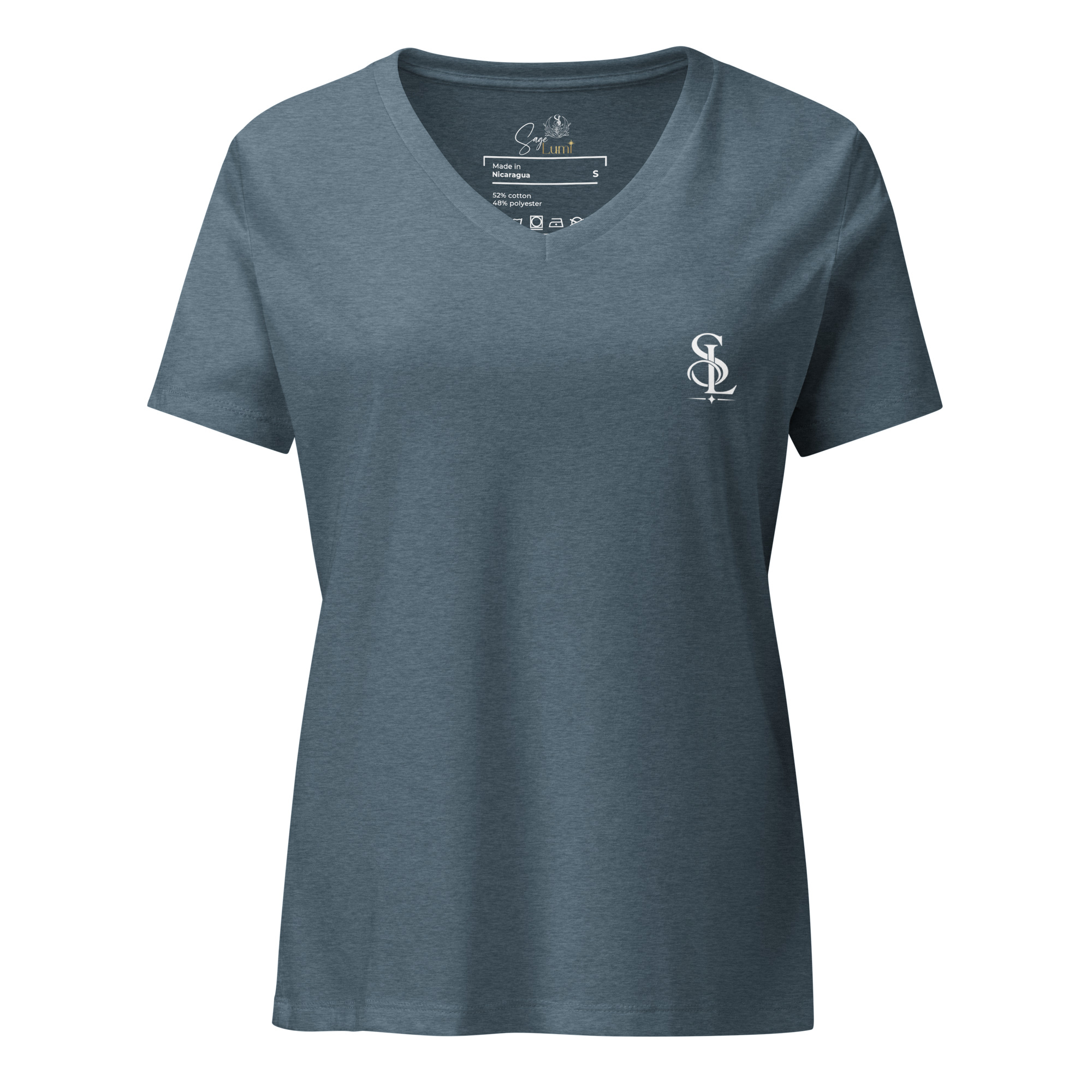 Women’s relaxed v-neck t-shirt - Image 4